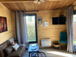 image interieur du chalet terrasse