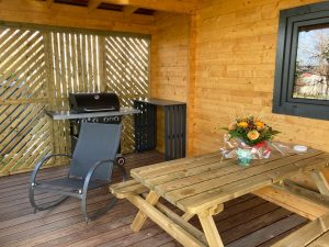 image interieur du chalet salon