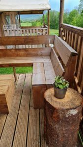 Lodge en bois interieur