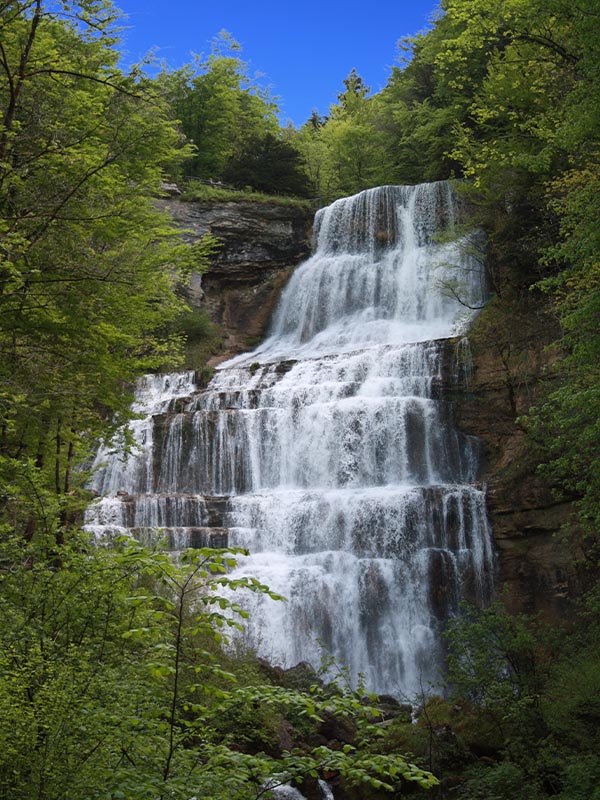 cascade proche du camping